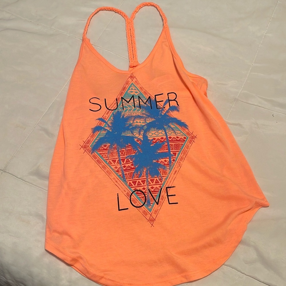 💜 summer love graphic tank